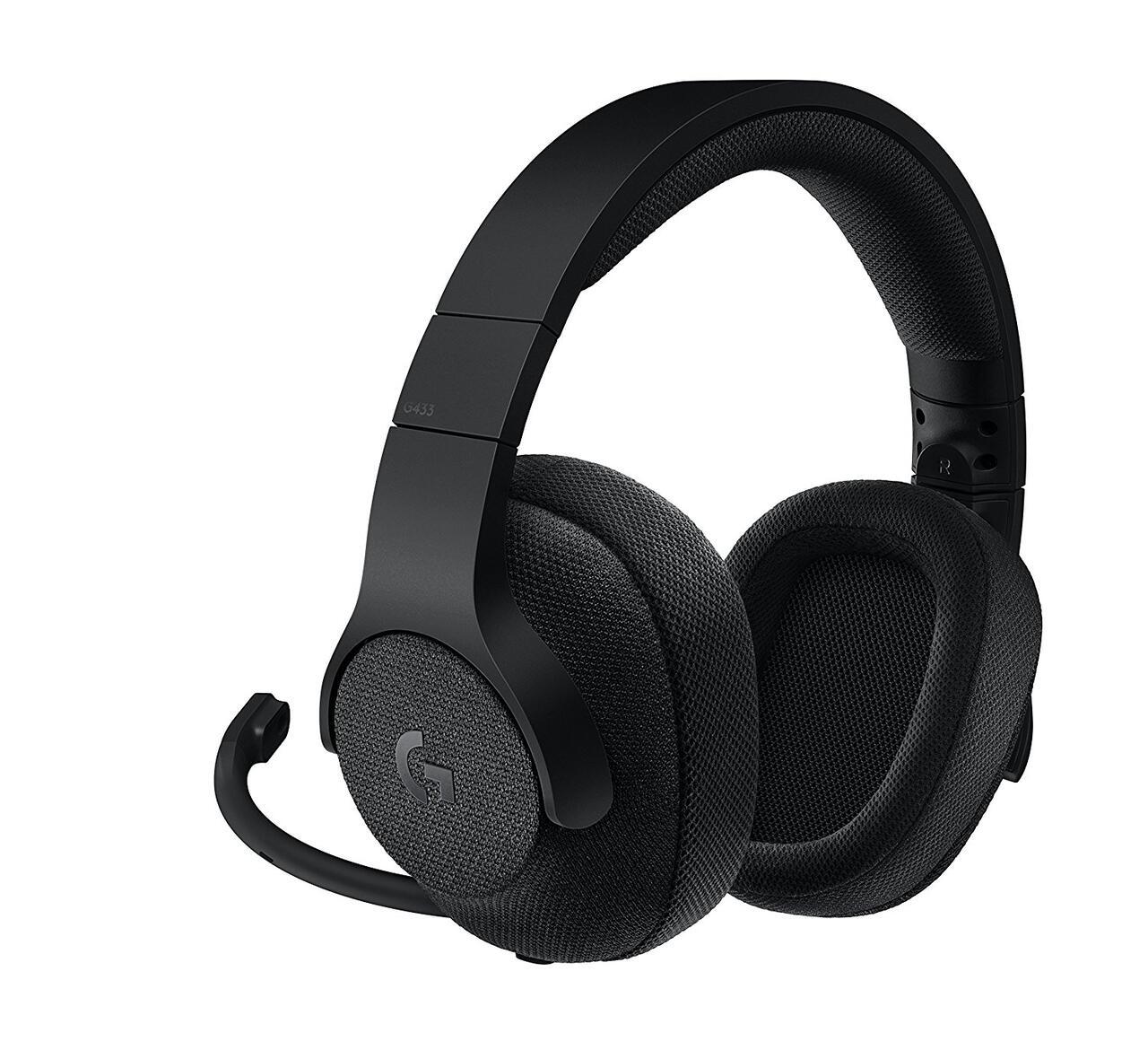 Logitech G433 7.1 Wired Binaural Gaming Headset Black